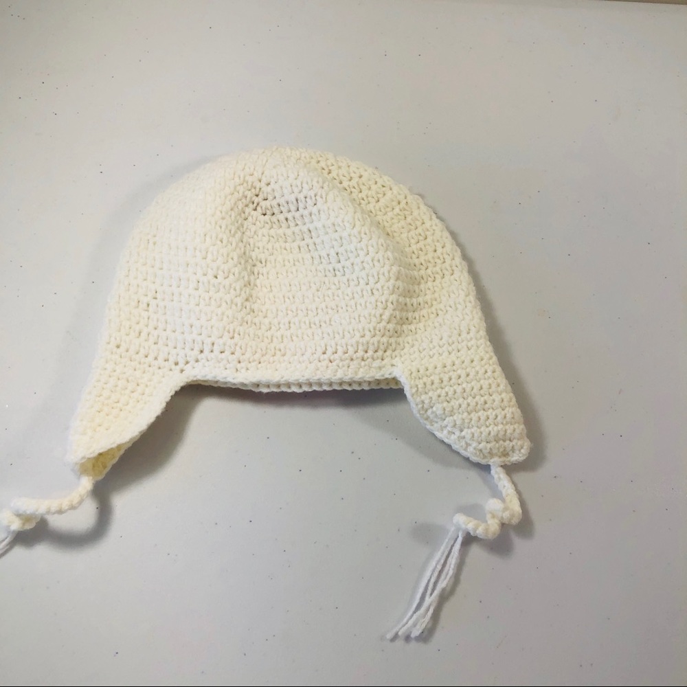 Baby Girls Seal Face Crocheted Knit Warm Winter Hat Gift, Baby Shower Birthday - Picture 4 of 6